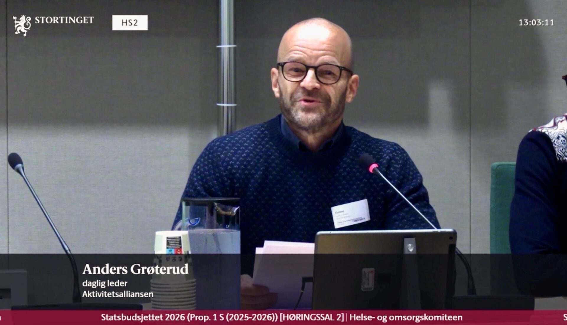 Aktivitetsalliansen med klar melding under maratonhøring